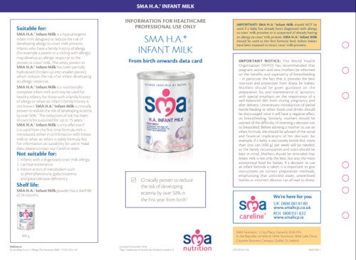 SMA H.A. Infant Milk