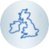 UK and Ireland map