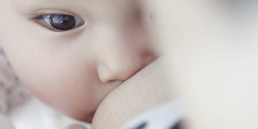 Breastfeeding baby