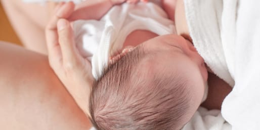 Breastfeeding baby