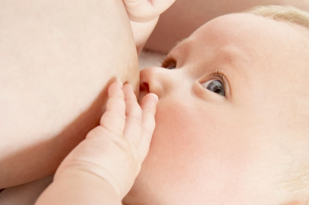 Breastfeeding baby
