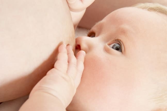 Breastfeeding baby