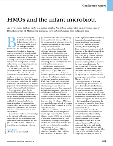 HMOs and the infant microbiota article download preview