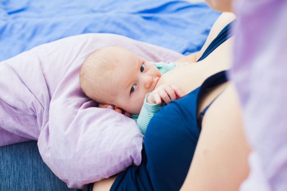 Breastfeeding baby